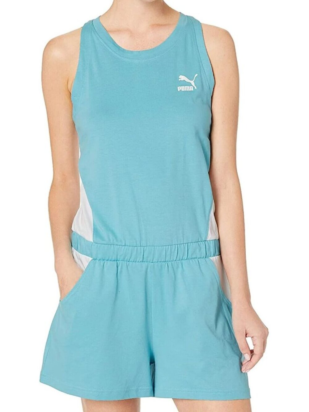 PUMA Womens Activewear Classics Cotton Romper